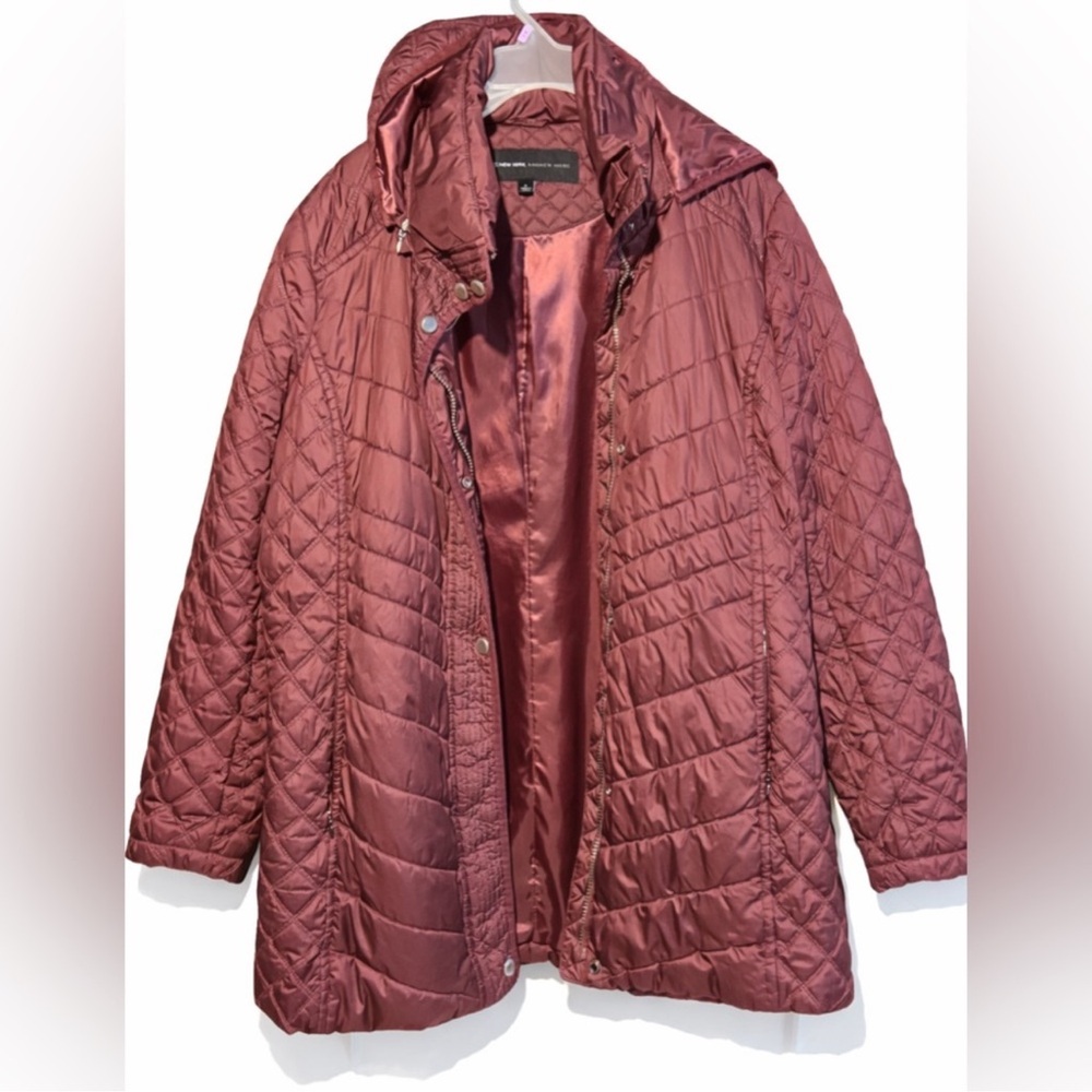 Marc New York Women's Quilted Puffer Jacket in Mauve
